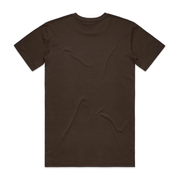 AS Colour Men’s Staple T-Shirt - Dark Chocolate - Back