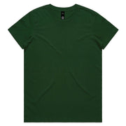 AS Colour Women’s Maple T-Shirt - Forest Green - Front