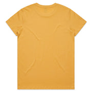 AS Colour Women’s Maple T-Shirt - Mustard - Back