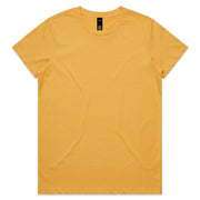 AS Colour Women’s Maple T-Shirt - Mustard - Front