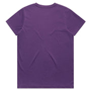 AS Colour Women’s Maple T-Shirt - Purple - Back