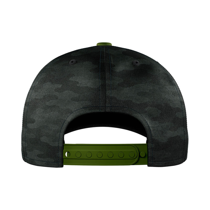 New Era NE407 Flag Army / Black Camo Back