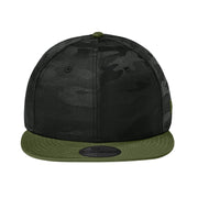 New Era NE407 Flag Army / Black Camo Front