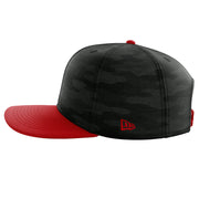 New Era NE407 Flag Scarlet / Black Camo Left Ear