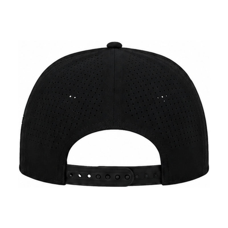 New Era® 9SEVENTY® Perforated Snapback Cap - NE501 - Black - Back