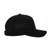 New Era® 9SEVENTY® Perforated Snapback Cap - NE501 - Black - RightEar