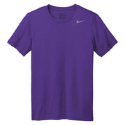 Nike Team rLegend Tee - Court Purple - Flat Front