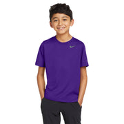 Nike Youth Team rLegend Tee - Court Purple - Model Front