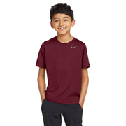 Nike Youth Team rLegend Tee - Deep Maroon - Model Front