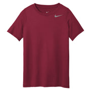 Nike Youth Team rLegend Tee - Team Maroon - Flat Front