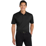 Port Authority® Silk Touch™ Performance Polo - K540 - Black - Model Front