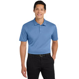Port Authority® Silk Touch™ Performance Polo - K540 - Carolina Blue - Model Front