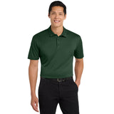 Port Authority® Silk Touch™ Performance Polo - K540 - Dark Green - Model Front