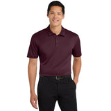 Port Authority® Silk Touch™ Performance Polo - K540 - Maroon - Model Front