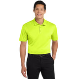 Port Authority® Silk Touch™ Performance Polo - K540 - Neon Yellow - Model Front