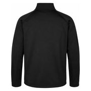 Sport-Tek® Sport-Wick® Fleece 1/4-Zip Pullover - Black / Silver - Flat Back