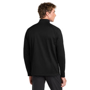 Sport-Tek® Sport-Wick® Fleece 1/4-Zip Pullover - Black / Silver - Model Back