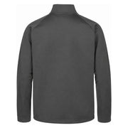 Sport-Tek® Sport-Wick® Fleece 1/4-Zip Pullover - Dark Smoke Grey / Black - Flat Back