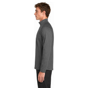 Sport-Tek® Sport-Wick® Fleece 1/4-Zip Pullover - Dark Smoke Grey / Black - Model Left