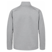 Sport-Tek® Sport-Wick® Fleece 1/4-Zip Pullover - Silver / Black - Flat Back