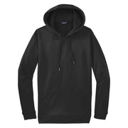 Sport-Tek® Sport-Wick® Fleece Hooded Pullover - Black - Flat Front