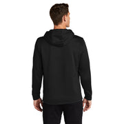 Sport-Tek® Sport-Wick® Fleece Hooded Pullover - Black - Model Back