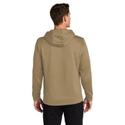 Sport-Tek® Sport-Wick® Fleece Hooded Pullover - Coyote Brown - Model Back