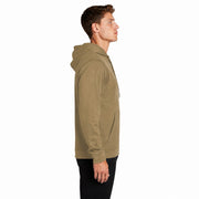 Sport-Tek® Sport-Wick® Fleece Hooded Pullover - Coyote Brown - Model Right