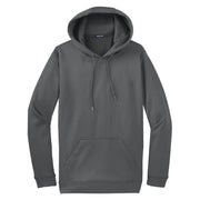 Sport-Tek® Sport-Wick® Fleece Hooded Pullover - Dark Smoke Grey - Flat Front