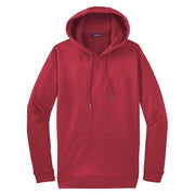 Sport-Tek® Sport-Wick® Fleece Hooded Pullover - Deep Red - Flat Front