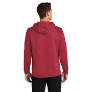 Sport-Tek® Sport-Wick® Fleece Hooded Pullover - Deep Red - Model Back