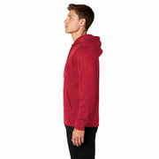 Sport-Tek® Sport-Wick® Fleece Hooded Pullover - Deep Red - Model Left