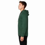 Sport-Tek® Sport-Wick® Fleece Hooded Pullover - Forest Green - Model Left