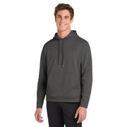 Sport-Tek® Sport-Wick® Fleece Hooded Pullover - Iron Grey - Model Front