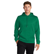 Sport-Tek® Sport-Wick® Fleece Hooded Pullover - Kelly Green - Model Front