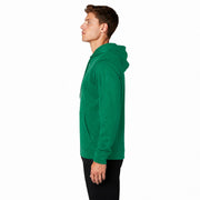 Sport-Tek® Sport-Wick® Fleece Hooded Pullover - Kelly Green - Model Left