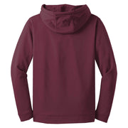 Sport-Tek® Sport-Wick® Fleece Hooded Pullover - Maroon - Flat Back