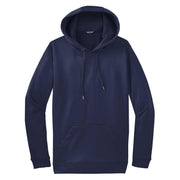 Sport-Tek® Sport-Wick® Fleece Hooded Pullover - Navy - Flat Front