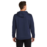 Sport-Tek® Sport-Wick® Fleece Hooded Pullover - Navy - Model Back