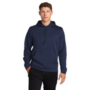 Sport-Tek® Sport-Wick® Fleece Hooded Pullover - Navy - Model Front