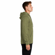 Sport-Tek® Sport-Wick® Fleece Hooded Pullover - Olive Drab Green - Model Right