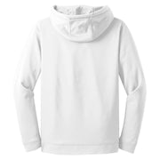 Sport-Tek® Sport-Wick® Fleece Hooded Pullover - White - Flat Back