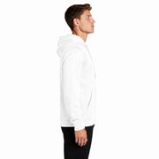 Sport-Tek® Sport-Wick® Fleece Hooded Pullover - White - Model Right