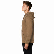 Sport-Tek® Sport-Wick® Fleece Hooded Pullover - Woodland Brown - Model Left