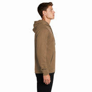 Sport-Tek® Sport-Wick® Fleece Hooded Pullover - Woodland Brown - Model Right