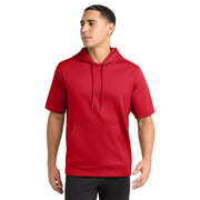 Sport-Tek® Sport-Wick® Fleece Short Sleeve Hooded Pullover