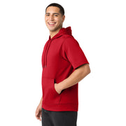 Sport-Tek® Sport-Wick® Fleece Short Sleeve Hooded Pullover