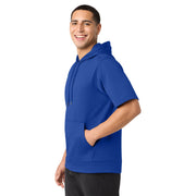 Sport-Tek® Sport-Wick® Fleece Short Sleeve Hooded Pullover