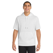 Sport-Tek® Sport-Wick® Fleece Short Sleeve Hooded Pullover