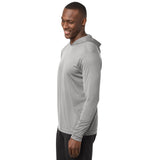 Sport-Tek® PosiCharge® Competitor™ Hooded Pullover - ST358 - Silver - Model Left